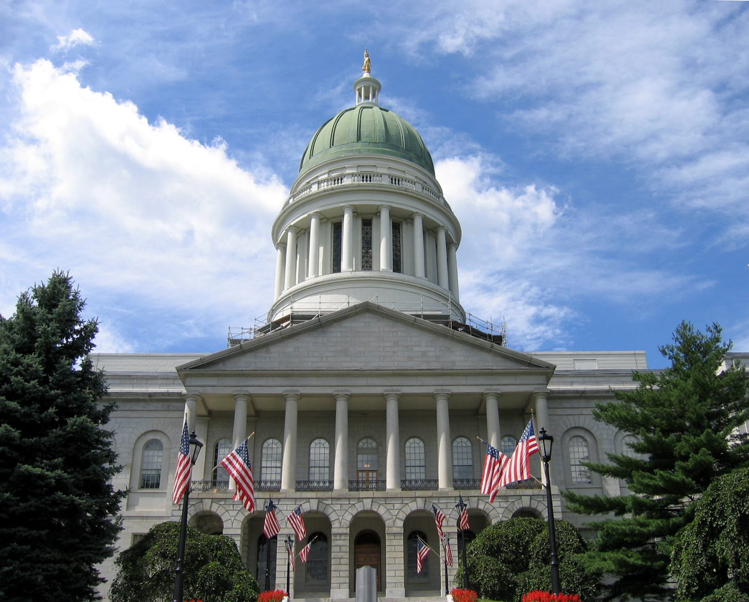 The Maine State House in Augusta