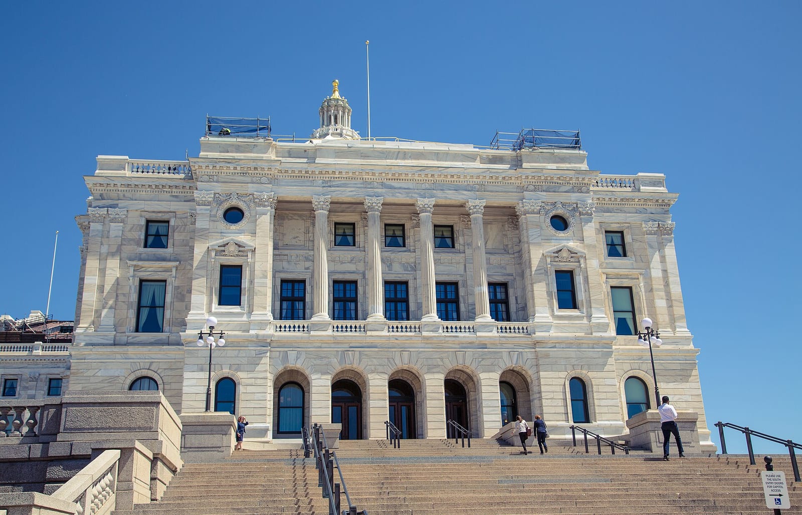 The Minnesota State Capitol in Saint Paul