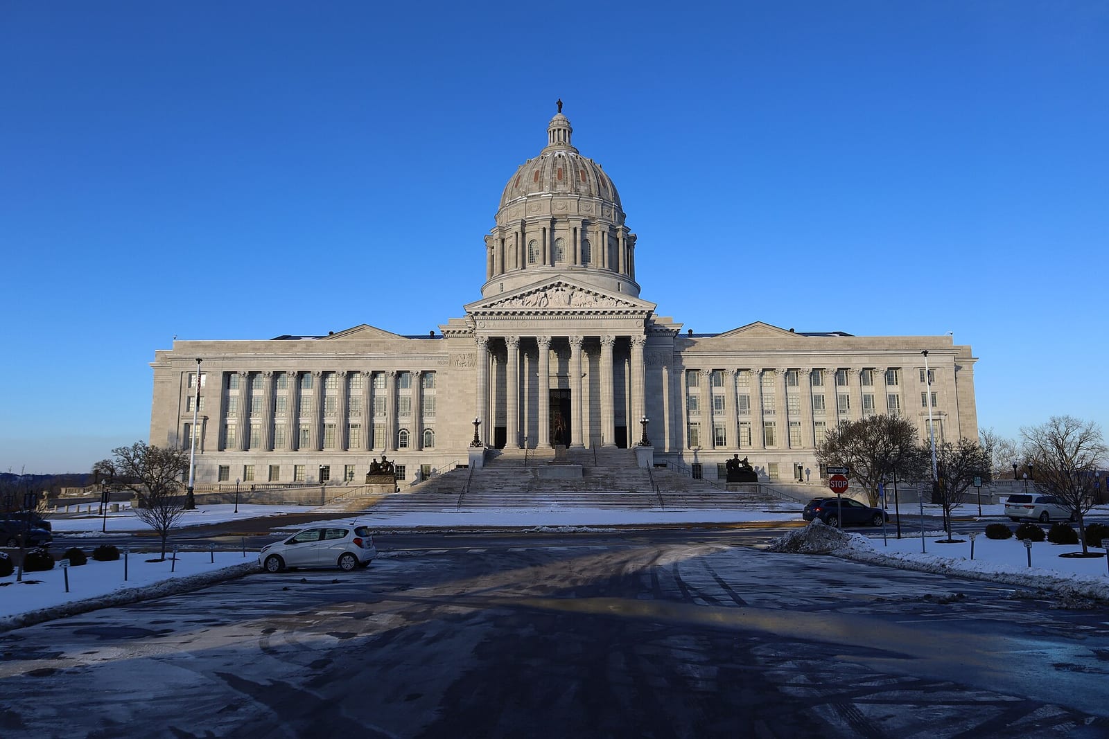 The Missouri State Capitol building in Jefferson City